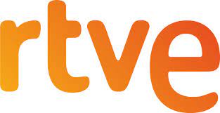 Logotipo de RTVE, la corporación de radio y televisión española, con las letras 'rtve' en minúsculas y una paleta de colores que transita del amarillo al naranja, simbolizando la marca de una de las principales cadenas de comunicación en España.
